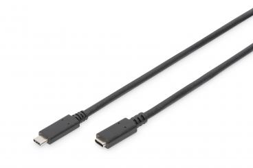 Digitus AK-300210-020-S USB kábel 2 M USB 3.2 Gen 1 (3.1 Gen 1) USB C Fekete 