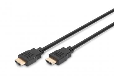 Digitus 3m HDMI AM/AM HDMI kábel HDMI A-típus (Standard) Fekete 