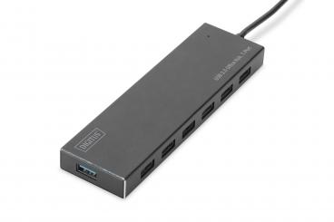 Digitus DA-70241-1 hálózati csatlakozó USB 3.2 Gen 1 (3.1 Gen 1) Type-A 5000 Mbit/s Szürke 