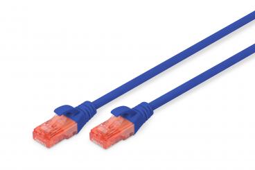 Digitus 0.5m CAT6 U-UTP hálózati kábel Kék 0,5 M U/UTP (UTP) 