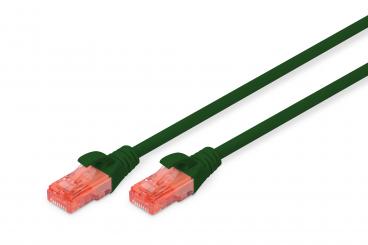 Digitus 0.25m Cat6 U/UTP hálózati kábel Zöld 0,25 M U/UTP (UTP) 