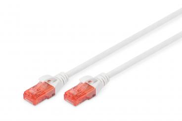 Digitus 0.25m Cat6 U/UTP hálózati kábel Fehér 0,25 M U/UTP (UTP) 