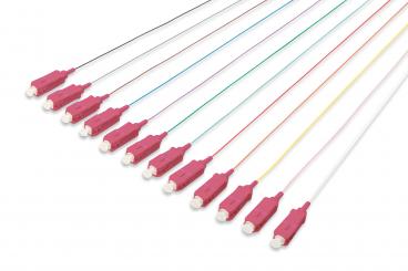 Digitus SC OM4 2m száloptikás kábel Pigtail Többszínű 