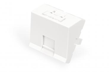 Digitus DN-93802-6-SH kapcsolókeret és vakdugó Fehér 