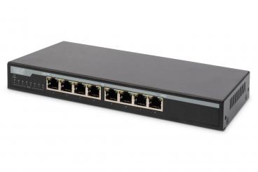 Digitus DN-95340 hálózati kapcsoló Beállítást nem igénylő (unmanaged) Gigabit Ethernet (10/100/1000) Ethernet-áramellátás (PoE) támogatása Fekete 