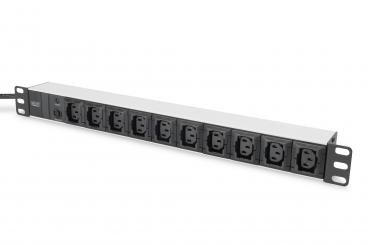 Digitus 10-Outlet Strip Fekete 10 AC kimenet(ek) 250 V 2 M 