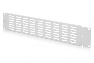 Digitus 2U blank panel with ventilation grille and hinge 