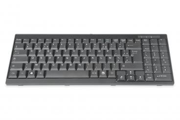 Digitus DS-72000FR billentyűzet AZERTY Francia Fekete 